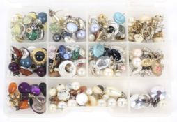 An assortment of costume jewellery.