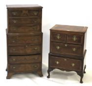 Two 20th century chest of drawers.