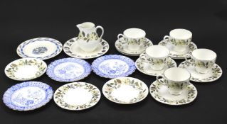 A Wedgwood part tea service in the 'Beaconsfield' pattern.