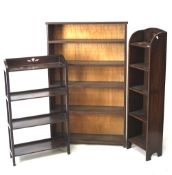 Three 20th century bookcases.