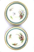 Two 19th century Royal Worcester plates.
