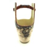 A 20th century Japanese ceramic jardiniere in the form of a bucket.