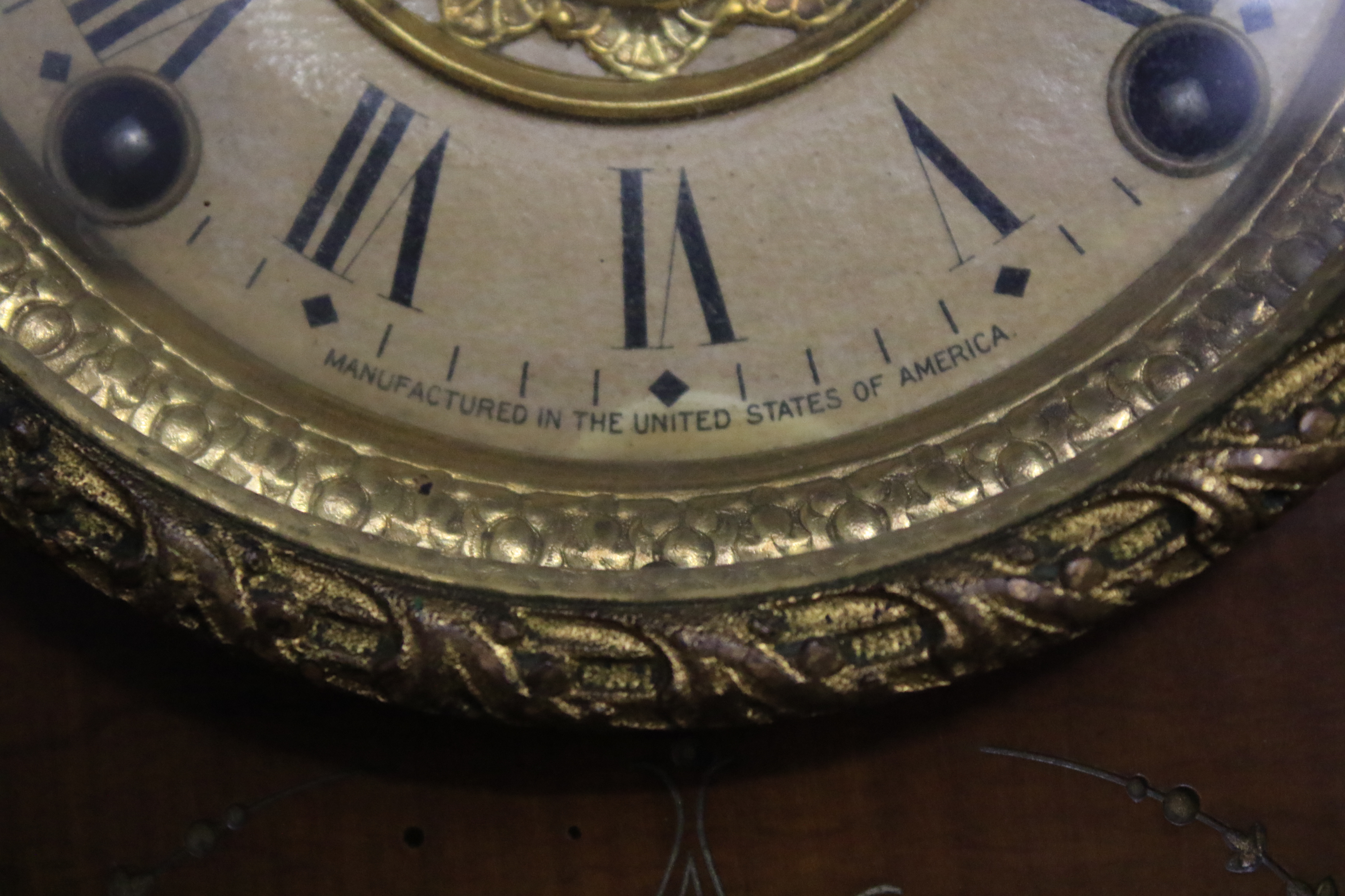 An Edwardian Seth Thomas mantel clock. - Image 2 of 5