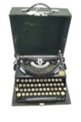 A vintage Imperial typewriter.