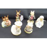 Four Royal Doulton Brambly Hedge ceramic figures,