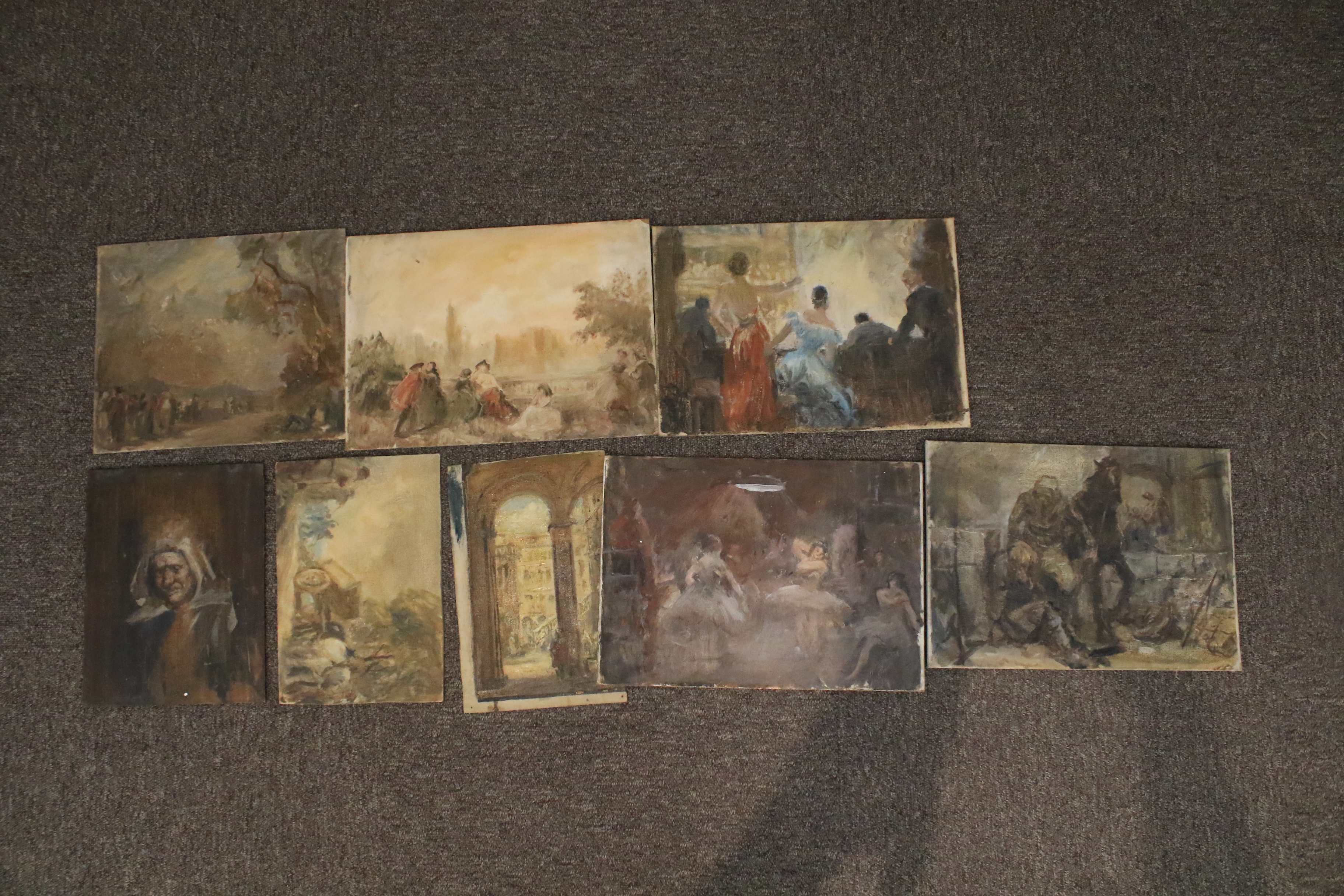 An assortment of paintings. - Image 3 of 5