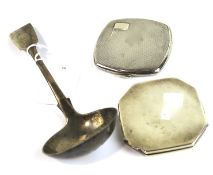 A small quantity of 19th & 20th century silver.