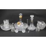 An assortment of glassware.