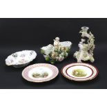 Five items of ceramics.