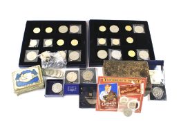 A collection of 19th & 20th century coins.