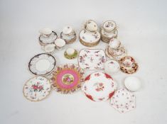 A good collection of 19th century and later part tea sets.