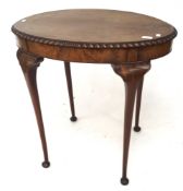 An early 20th century mahogany occasional table.