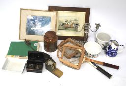 An assortment of collectables.