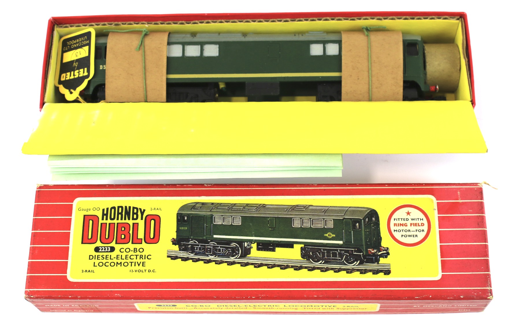 A Hornby OO CB-BO Diesel Electric Locomotive.