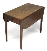 A 20th century mahogany gateleg table.