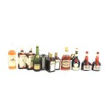 An assortment of alcohol.