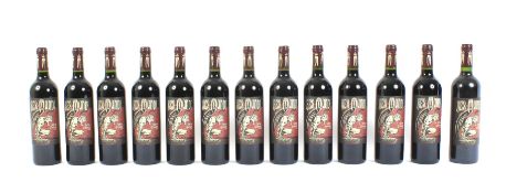 Thirteen bottles of Rex Mundi 2018 Shiraz Grenache. 13% Vol, 750ml.