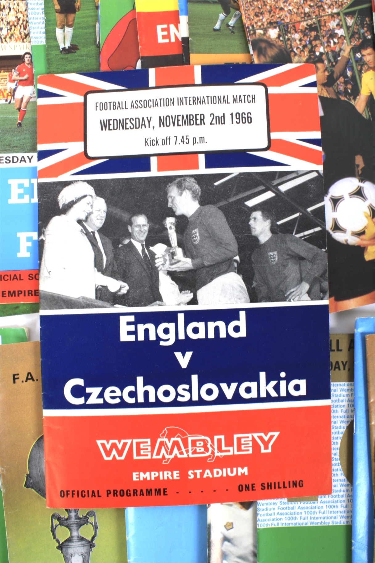 A quantity of 1960s Wembley Stadium football programmes. - Image 2 of 2
