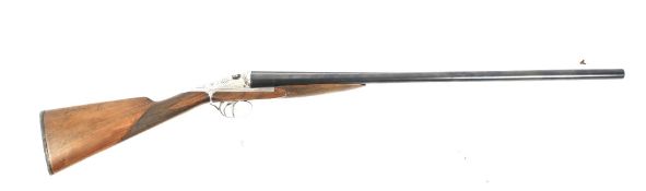 A Darne French Sliding Breech shotgun. 12 gauge, 271/2 inch barrel. 2 3/4 inch chambers.