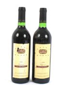 Two bottles of Grant Burge 1994 Old Vine Shiraz.