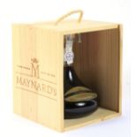 A case bottle of MAYNARD'S 30year old Aged Tawny Port in original case number HD 914509.