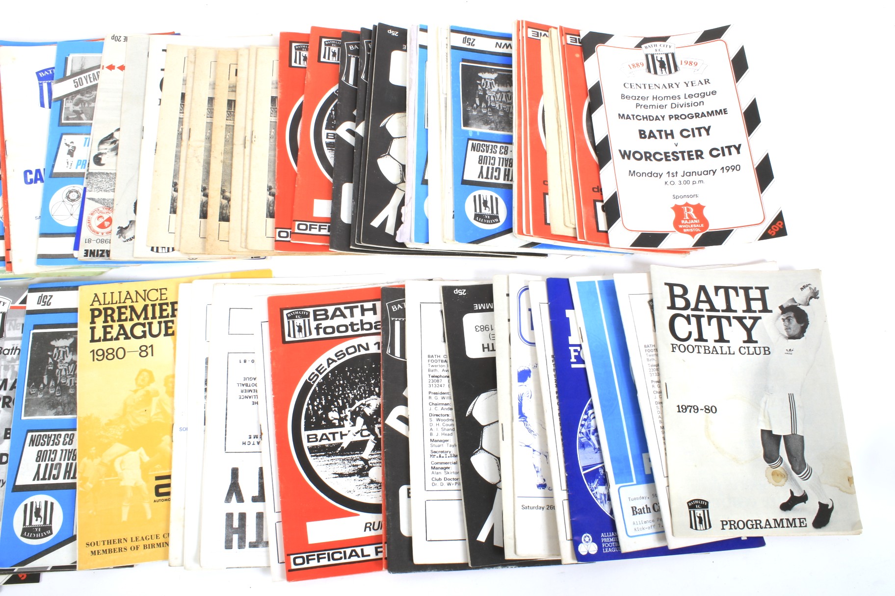 A group of circa 100 Bath City football programmes from 1950s onwards. - Image 2 of 2