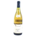 A bottle of Henri de Villamont Meursault, 2001. 75cl, 13.