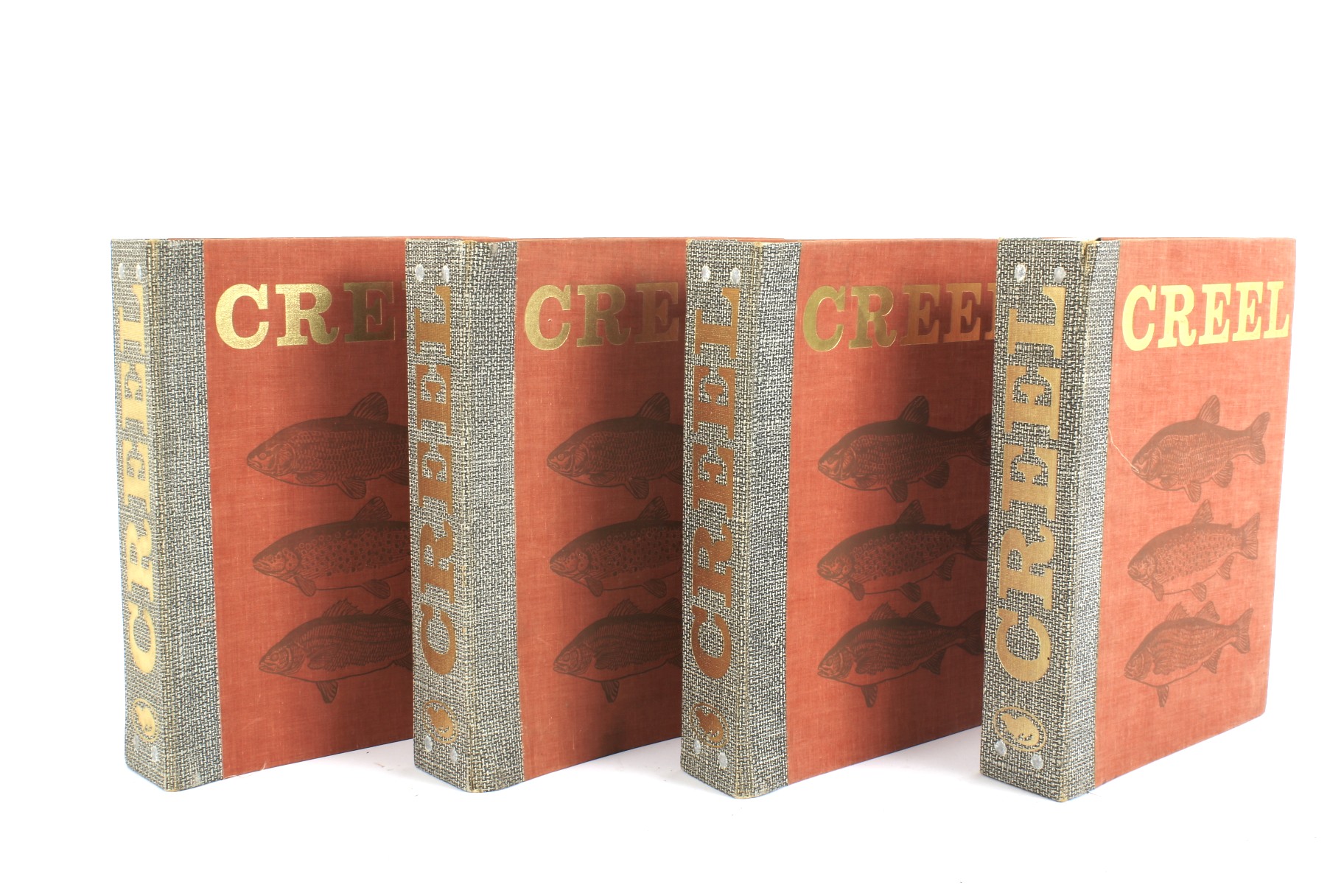 Four custom bound sets of Creel fishing magazines. - Image 3 of 5