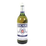 A bottle of Ricard Pastis, 45% Vol, 100cl.