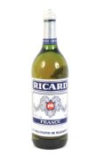 A bottle of Ricard Pastis, 45% Vol, 100cl.