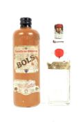 Two bottles of spirits. Including a saltglaze stoneware bottle of Bols Zeer Oude Genever, 50cl., 37.