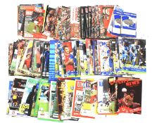 A box of West Country football programmes.