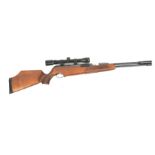 An Air-arms TX200 .22 air rifle with 4x32 Edgar Brothers scope.