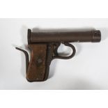 A vintage air pistol.
