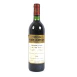 A bottle of Chateau Boyd-Cantenac Grand Cru Classe Margaux 1988.