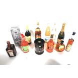 An assortment of alcohol including: Old St.