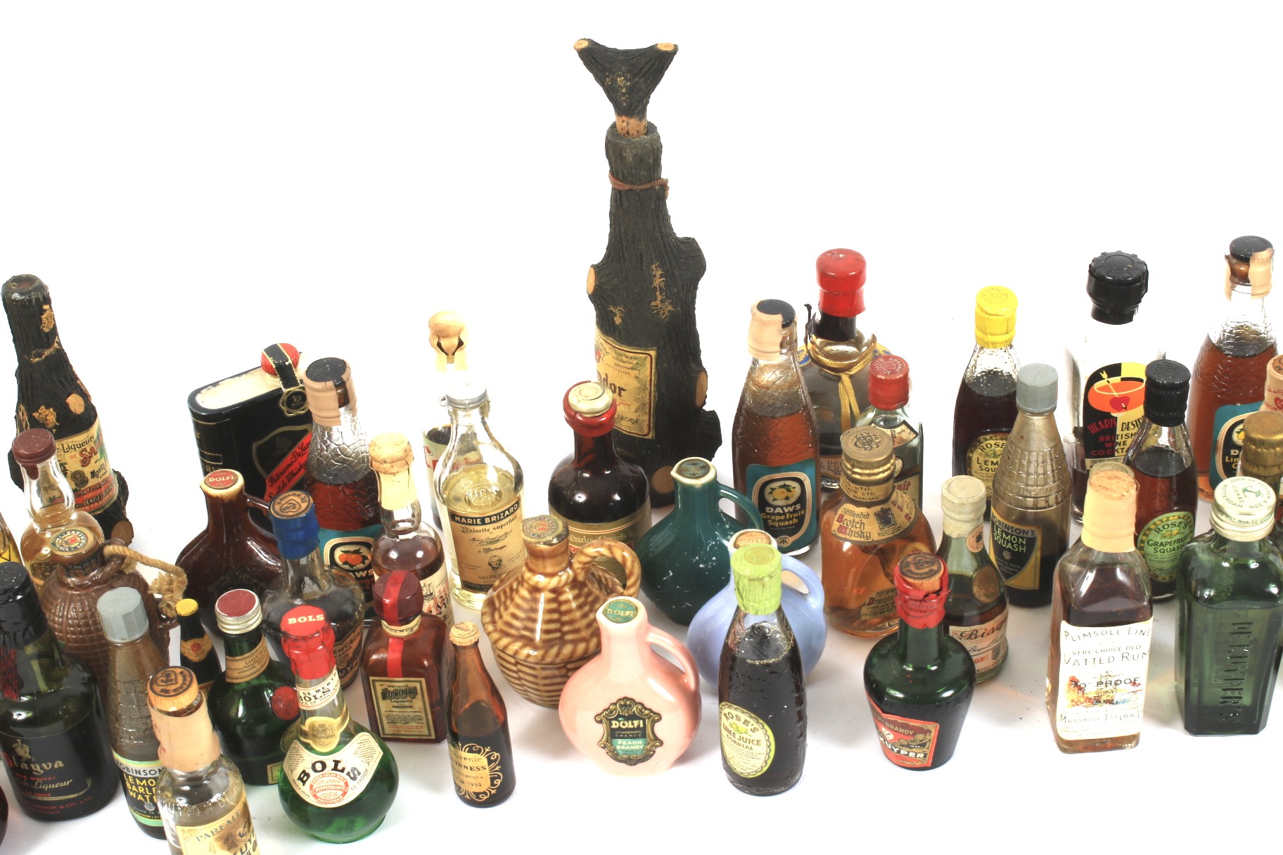 A large collection of vintage miniature bottles of alcohol. - Image 3 of 3