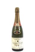 A vintage bottle of Laurent-Perrier Champagne.