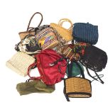 A collection of vintage bags.