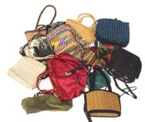 A collection of vintage bags.