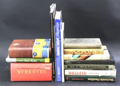 Assorted books mostly related to travel and railway.