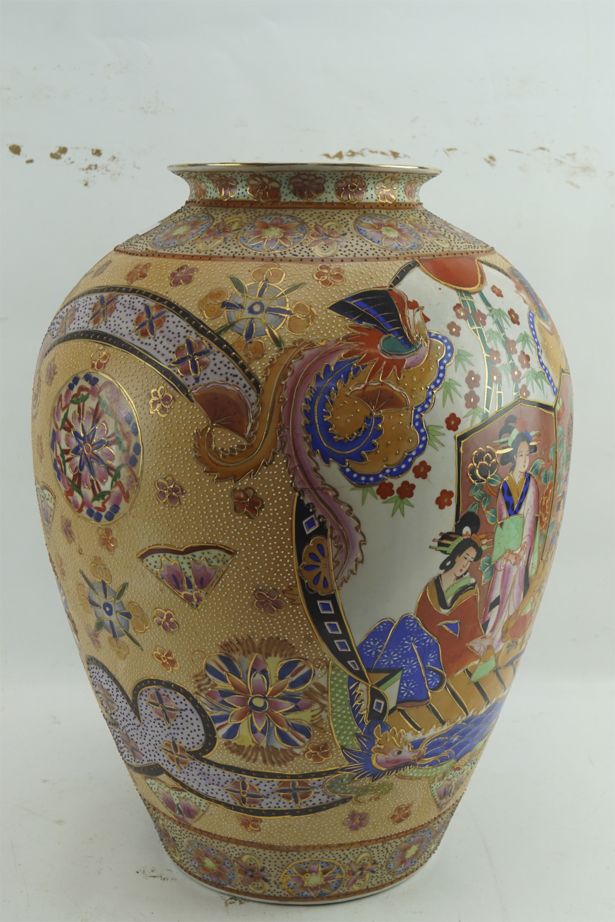 A large contemporary Japanese vase.
