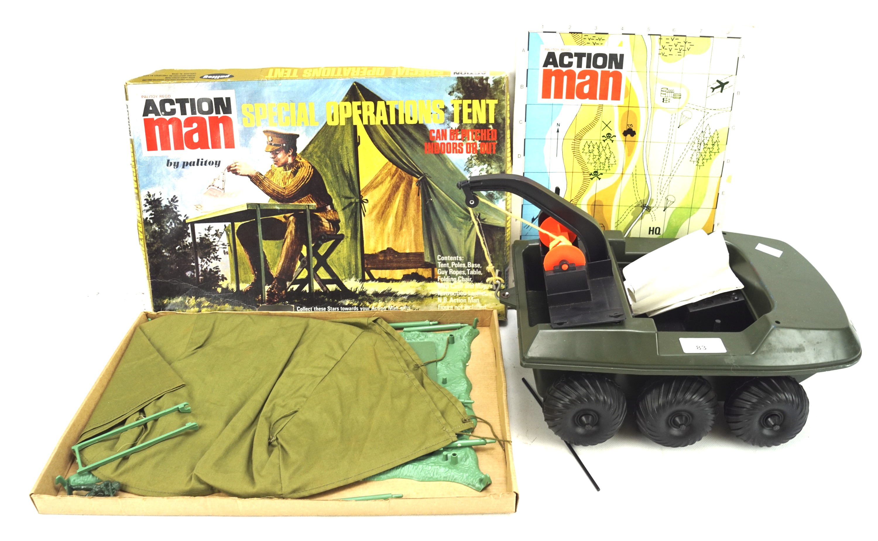 A Palitoy Action man Special operations tent.