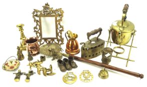 An assortment of metalware.