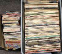 An extensive collection of vinyl.