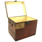 A large, late 19th century Asian tea box.