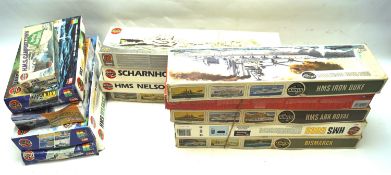 A collection of Airfix models. All unmade and two part made.