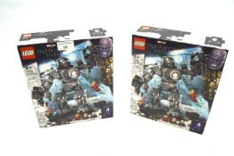 Two 'Infinity Saga' Lego sets.