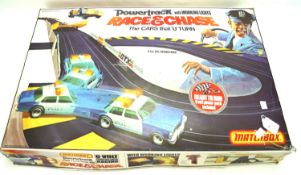 A Matchbox 'Race & Chase' powertrack set.