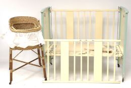 A vintage cot and crib.